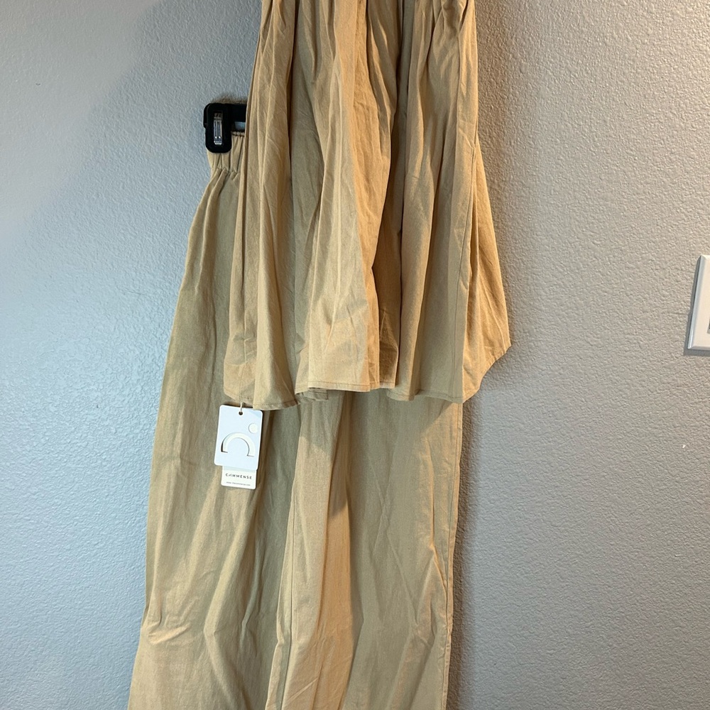 Commense Light Tan Suit
